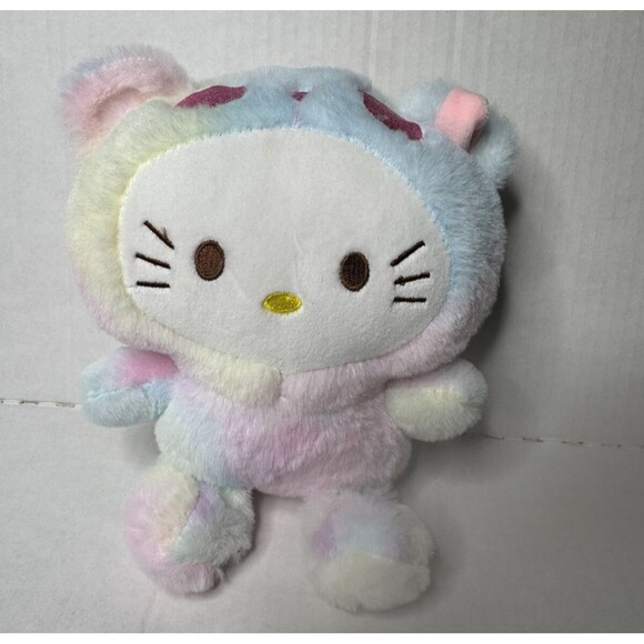 Hello Kitty Plush Toy 9.5 inch Rainbow Sherbet Official Sanrio Bear - Picture 3 of 7
